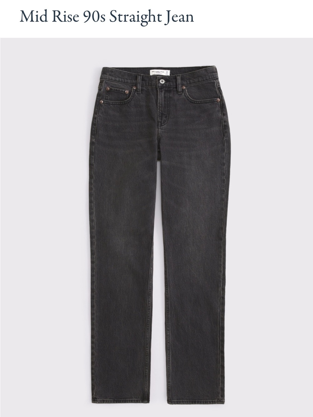 Abercrombie black jeans NWT